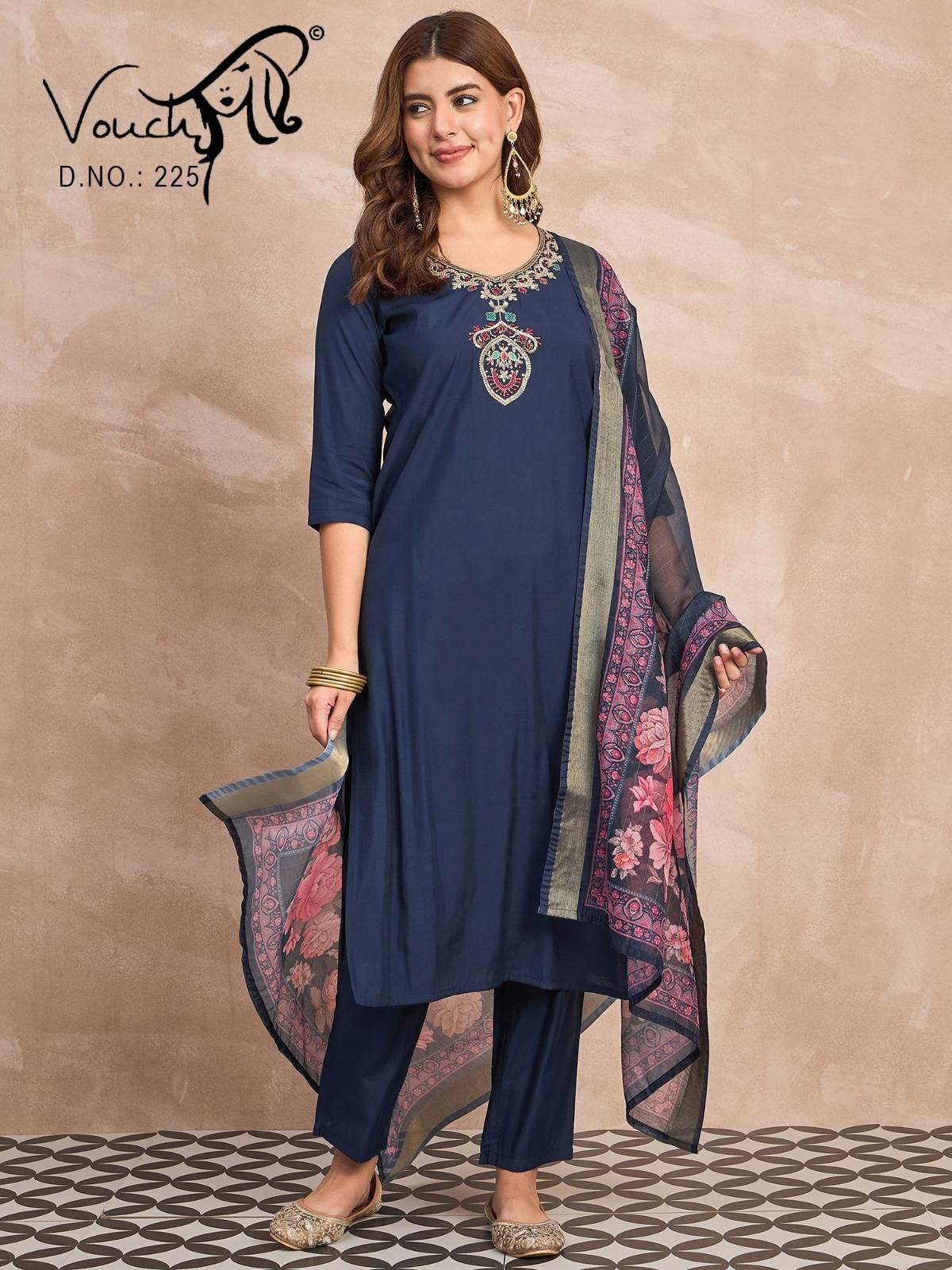 Roman silk BY VOUCH 213 to 254 series Stylish Fancy Colorful party weat dresses At Wholesale Price